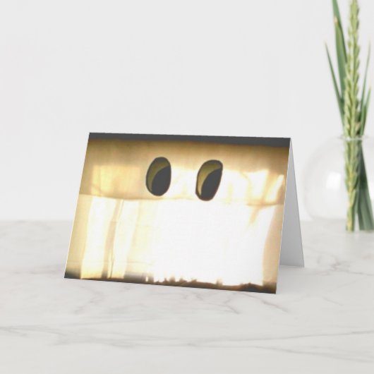 Ghost weergegeven als een gordijn kaart (Voorkant)