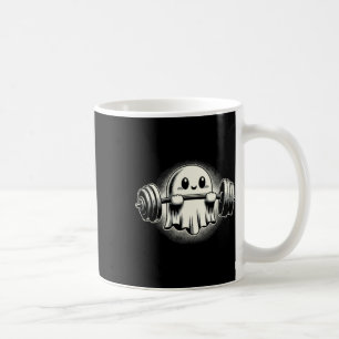 Ghost Weightlift Pocket Funny Ghost Workout Hal Koffiemok