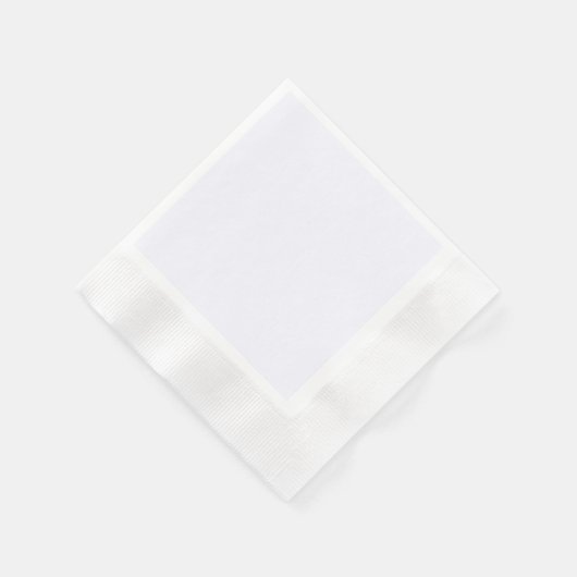 Ghost White Coined Cocktail Papier servet (Hoek)