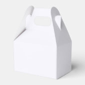 Ghost White Gable Favor Box Bedankdoosjes (Achterkant)