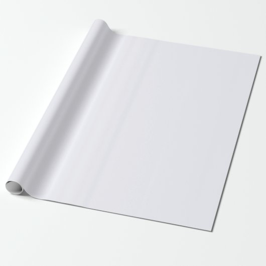 Ghost White Matte Wrapping Paper Cadeaupapier (Uitgerold)