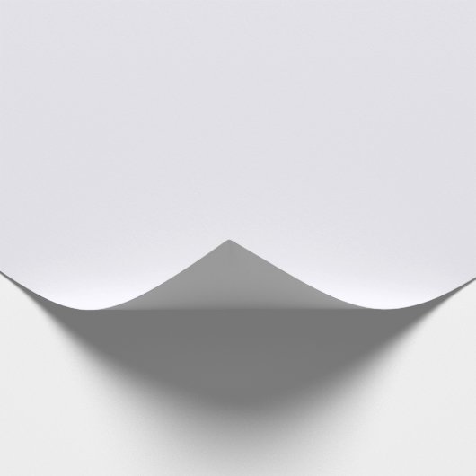 Ghost White Matte Wrapping Paper Cadeaupapier (Hoek)
