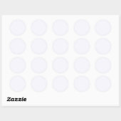 Ghost White Ronde Sticker (Vel)
