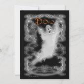 Ghost White Scroll Border Kaart (Voorkant)