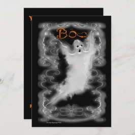 Ghost White Scroll Border Kaart