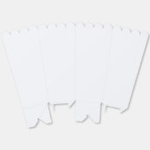 Ghost White Solid Color Bedankdoosjes (Ongevouwen)