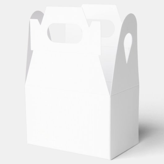 Ghost White Solid Color Bedankdoosjes (Geopend)