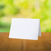 Ghost White Solid Color Bedankkaart