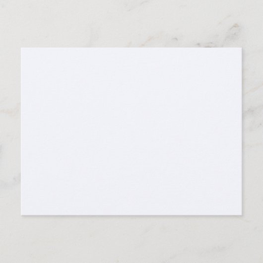 Ghost White Solid Color Briefkaart (Voorkant)