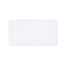 Ghost White Solid Color Etiket