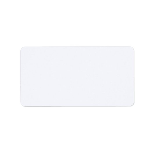 Ghost White Solid Color Etiket (Voorkant)