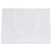 Ghost White Solid Color Groot Cadeauzakje (Voorkant)