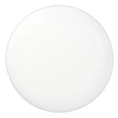 Ghost White Solid Color Keramische Knop (Voorkant)