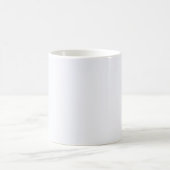 Ghost White Solid Color Koffiemok (Center)