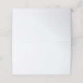 Ghost White Solid Color Plaatskaartje (Buitenkant ongevouwen)