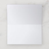 Ghost White Solid Color Plaatskaartje (Binnenkant ongevouwen)