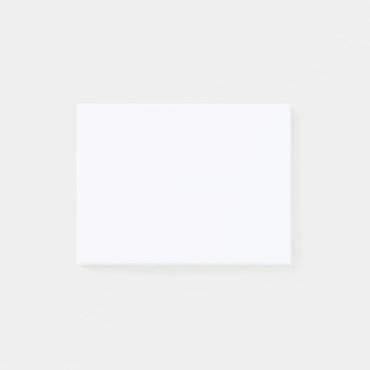 Ghost White Solid Color Post-it® Notes (Voorkant)