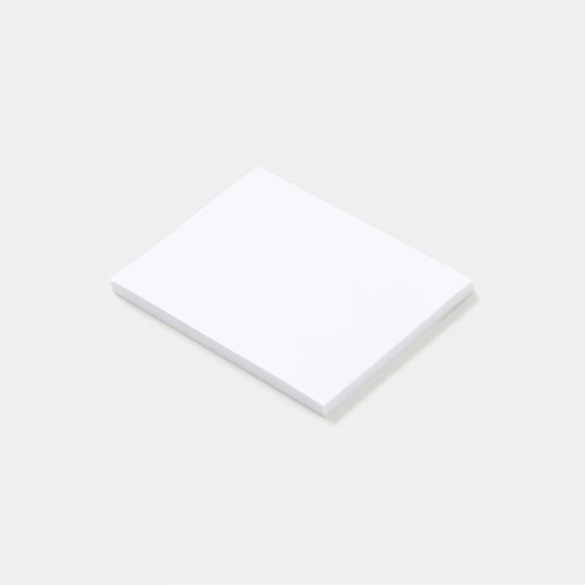 Ghost White Solid Color Post-it® Notes (Schuin)