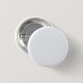 Ghost White Solid Color Ronde Button 3,2 Cm (Voorkant /achterkant)