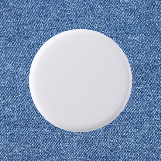 Ghost White Solid Color Ronde Button 3,2 Cm
