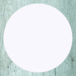 Ghost White Solid Color Ronde Kartonnen Onderzetter<br><div class="desc">Ghost White Solid Color</div>