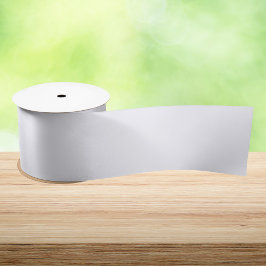 Ghost White Solid Color Satijnen Lint