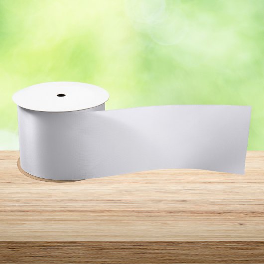 Ghost White Solid Color Satijnen Lint