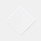 Ghost White Solid Color Servet (Hoek)