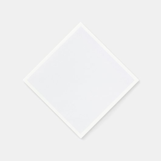 Ghost White Solid Color Servet (Hoek)