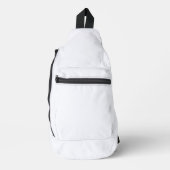 Ghost White Solid Color Sling Bag (Voorkant)