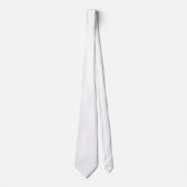 Ghost White Solid Color Stropdas (Voorkant)