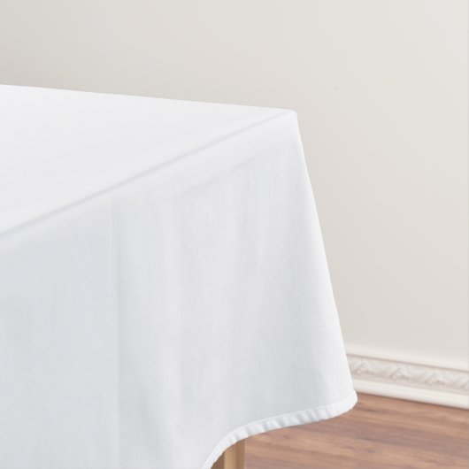 Ghost White Solid Color Tafelkleed (Voorbeeld)