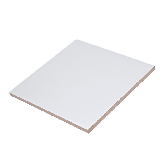 Ghost White Solid Color Tegeltje (Zijkant)