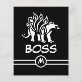 Ghost White Stegosaurus Spiked Dinosaurus Flyer (Achterkant)