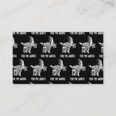 Ghost White Styracosaurus met Tribal War Paint Visitekaartje (Voorkant)