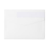 Ghost White Wraparound Return Address Label (Achterkant)