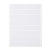 Ghost White Wraparound Return Address Label (Vel)
