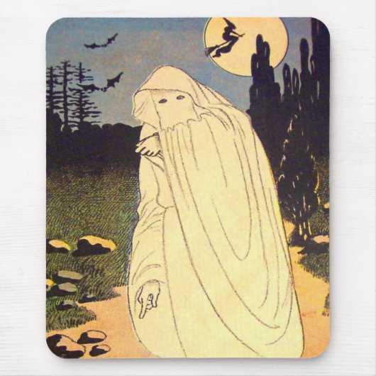 Ghost Witch Bat Moon Spirit Muismat (Voorkant)