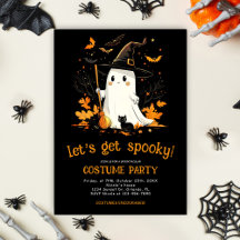 Ghost Witch Spooky Oktober Halloween Party