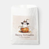Ghost Witches Pet Jack-O' Lantern Happy Halloween Bedankzakje (Voorkant)