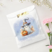 Ghost Witches Pet Jack-O' Lantern Happy Halloween Bedankzakje (Gezegeld)