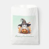 Ghost Witches Pet Jack-O' Lantern Happy Halloween Bedankzakje (Voorkant)