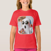 Ghost with a Lollipop beroemd gemaakt door Natasha T-shirt (Voorkant)