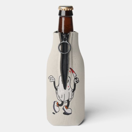 Ghost with blood knife flesjeskoeler (Fles Achterkant)