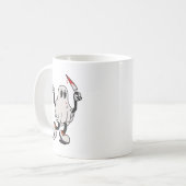 Ghost with blood knife koffiemok (Voorkant links)