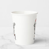 Ghost with blood knife papieren bekers (Links)