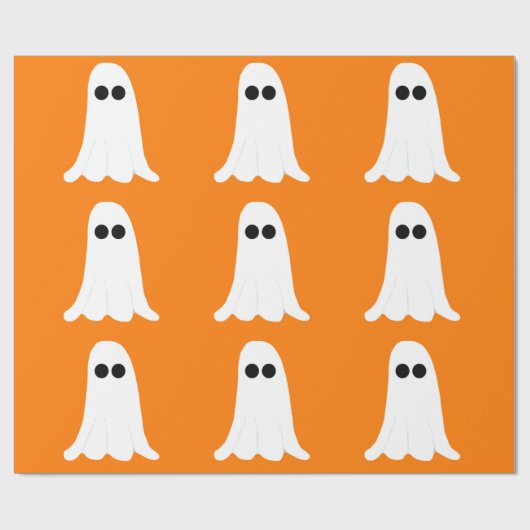 Ghost Wrapping Paper Cadeaupapier (Vlak)