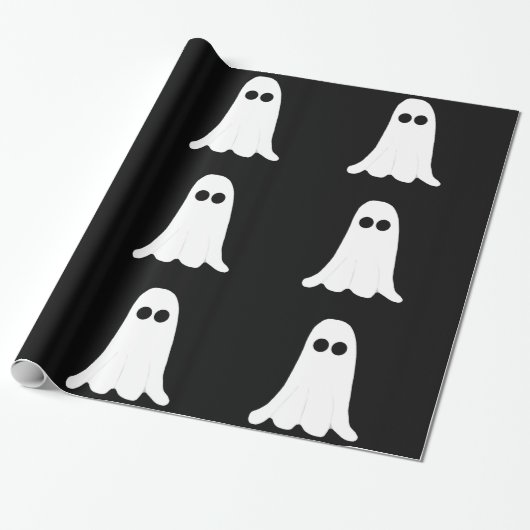 Ghost Wrapping Paper Cadeaupapier (Uitgerold)