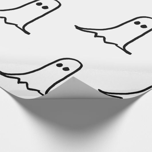GHOST Wrapping Paper for HALLOEEN Cadeaupapier (Hoek)