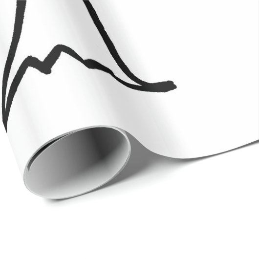 GHOST Wrapping Paper for HALLOEEN Cadeaupapier (Rol Hoek)